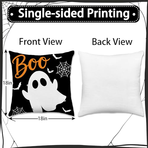 Halloween Pinata 18x18 Inch Pillow Covers Set of 2 - Boo Variation HA 1818-2-boo