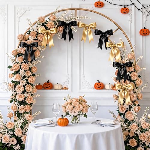 Black Gold Bow Garland Banner Decorations for Party & Home - 2 Strings Variation of THIS Listing