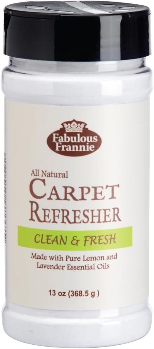 Fabulous Frannie Carpet Refresher - All Natural Lemon & Lavender Scent with Pure Essential Oils | 13 Ounce