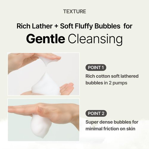 MENOKIN Cotton Cloud Bubble Cleanser - Brightening Vitamin C Face Wash for Dull Skin & Dark Spots | Hydrating, Low pH, 5.07 fl. oz