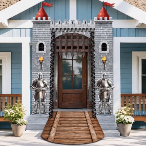 Medieval Castle Entrance Door Banner Set for Themed Parties & Events