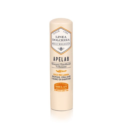 Helan Linea Dolcezza Lip Balm Stick - Shea Butter & Beeswax for Soothing Lip Care | 4 fl oz Made in Italy