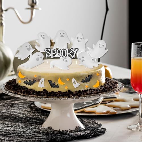 Halloween Ghost Silicone Molds - 4 Pack for Cake, Candy, Chocolate & Crafts
