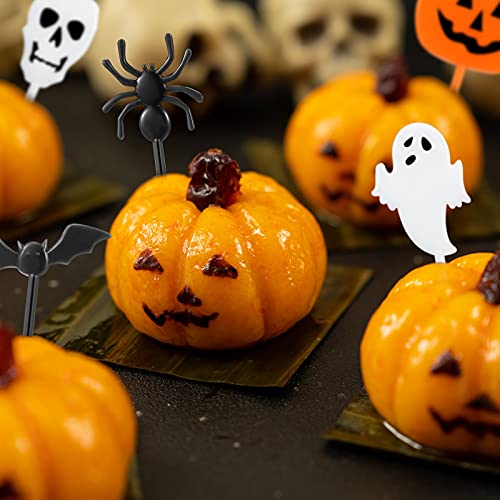 Halloween Cupcake Toppers & Baking Cups Set - 150 Pieces Kids Party Decorations