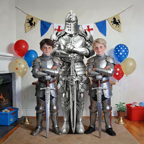Life Size Medieval Knight Cardboard Cutout - 5.9 Ft Plastic Decor - Variation of THIS listing