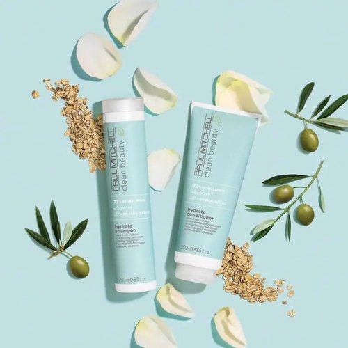Paul Mitchell Clean Beauty Hydrate Shampoo - Replenishes Moisture for Dry Hair | 10.1 oz
