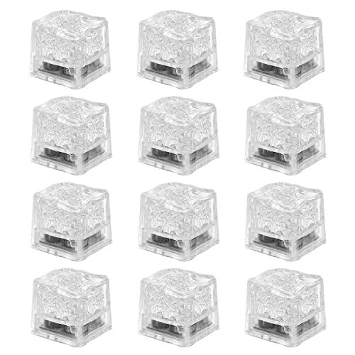 Red LED Ice Cubes 96PCS Liquid Activated Waterproof Party Drink Decor