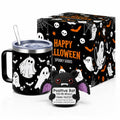 Halloween Ghost Mug - 15oz Stainless Steel Insulated Coffee Cup - Style 3