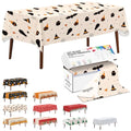 Halloween Beige Plastic Table Cover Roll - 54 x 300 Feet with Slide Cutter - Ghost Bat Pattern, Disposable Party Tablecloth (Variation of THIS listing: 3600" x 54")