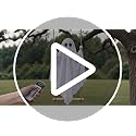5FT Light-Up Hanging Ghost for Halloween Porch Yard Tree Decor