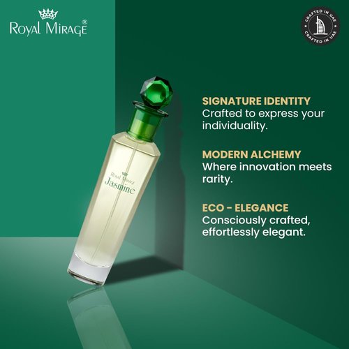 Royal Mirage Jasmine Eau de Toilette for Women | Premium Floral Fresh Perfume 100ml - Long-Lasting Luxury Fragrance Made in USA