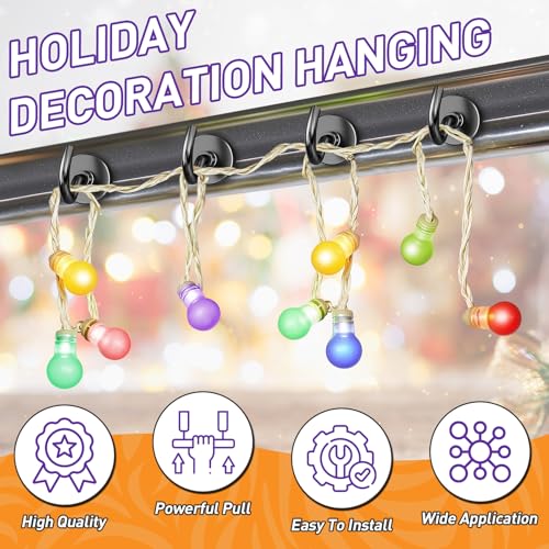 20 Pack Heavy Duty Magnetic Hooks Black - Cruise Cabin & Home Storage