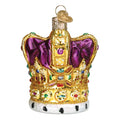 Royal Crown Christmas Ornament - Handcrafted Glass Holiday Tree Decoration