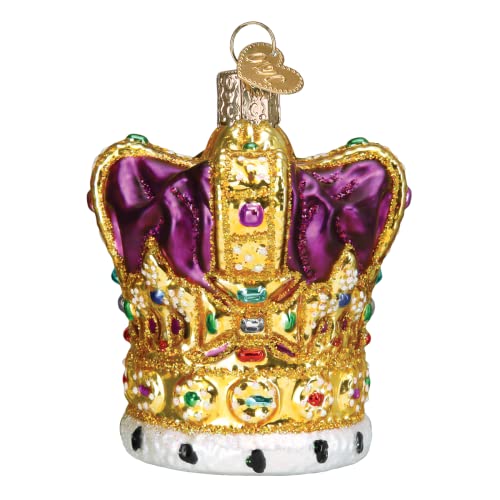 Royal Crown Christmas Ornament - Handcrafted Glass Holiday Tree Decoration