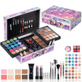 Mermaid Makeup Kit with Train Case - 40-Piece Cosmetic Set for Teens & Women