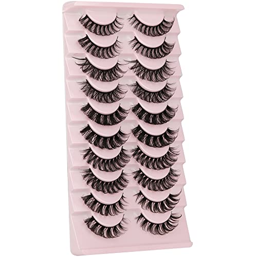 Russian Volume Strip False Eyelashes 5 Styles Mink Look Natural Wispy Curly