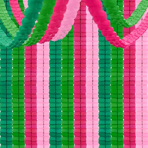 Halloween Four-Leaf Clover Hanging Banner Set - Pink & Green Party Decorations