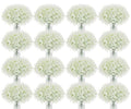 Baby's Breath Artificial Flowers Bulk 220 Pcs - Real Touch White Fake Flowers for Wedding & Decor