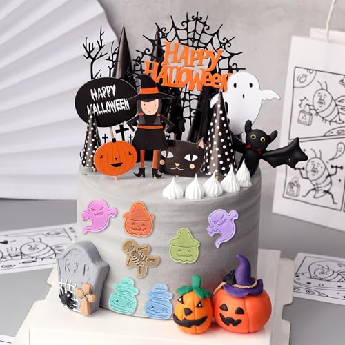 Halloween Skeleton Pumpkin Ghost Mummy Silicone Mold - DIY Cake & Candy Decoration - Ghost Mummy Variation