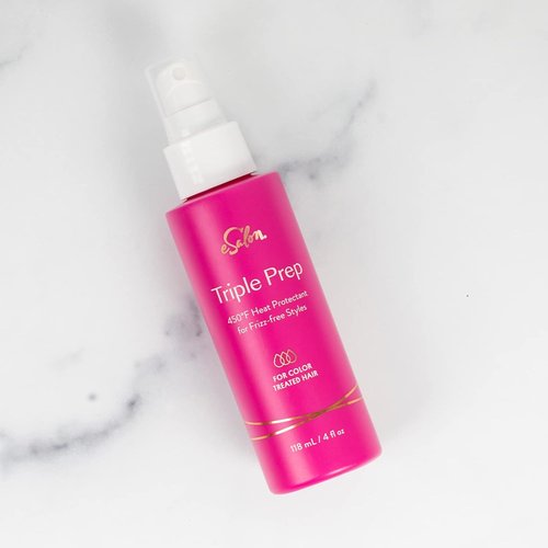 eSalon Heat-Activated Hair Protectant Spray - Triple Prep Formula | 4 Fl Oz for Ultimate Protection