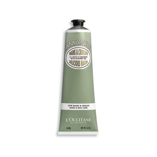 L'OCCITANE Almond Delicious Hands - Nourishing Hand Cream | 5.20 Fl Oz for Soft, Smooth Skin