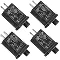 4 Pack 12V 1A Replacement Inflatable Yard Power Adapter - Class 2 Waterproof