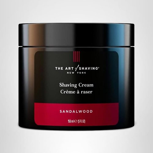 The Art of Shaving Sandalwood Shaving Cream for Men – Protects Against Irritation and Razor Burn – Hydrates and Nourishes Dry Skin – Clinically Tested for Sensitive Skin – 5 oz