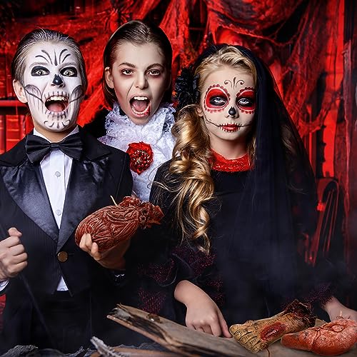 Halloween Bloody Decorations Set - Scary Props, Banners & Body Parts for Haunted House and Party