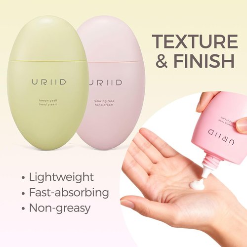 Skiennix 2-in-1 Hand Cream Set - Nourishing Lemon Basil & Relaxing Rose, 1.76 oz Each