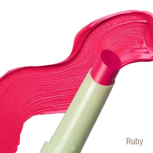 Pixi LipGlow - Sheer Buildable Color Lip Balm with Glossy Finish | Hydrating Formula in Ruby | 0.05 oz/1.5g