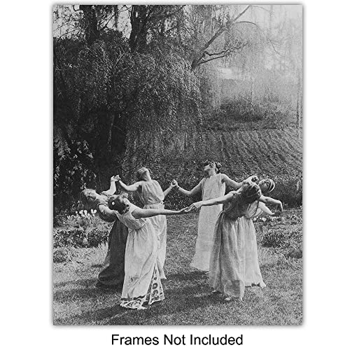 Wicca Witchcraft Wall Art Set - 11x14 Gothic Pagan Poster - Mysticism Decor