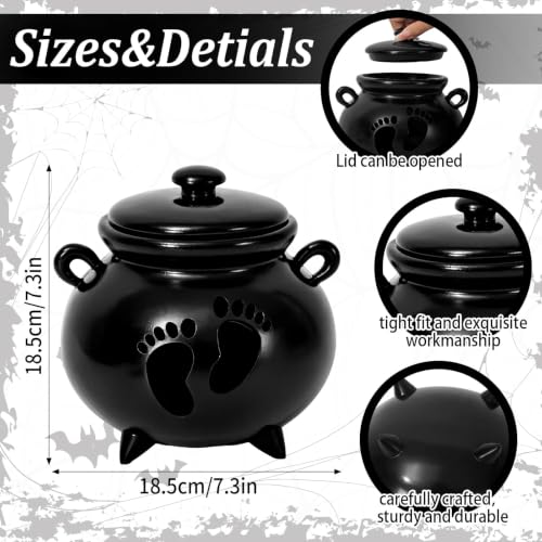Halloween Gender Reveal Cauldron Centerpiece - Spooky Baby Shower Decor