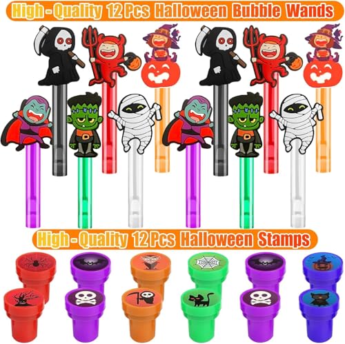 Halloween Party Favors Set - 453PCS Trick or Treat Goodie Bags & Decorations - Kids Classroom Prizes & Gifts