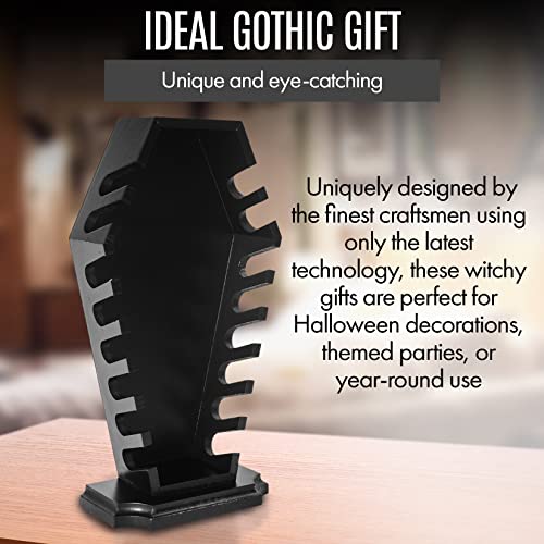Gothic Coffin Makeup Organizer for Palettes and Accessories - Halloween Decor