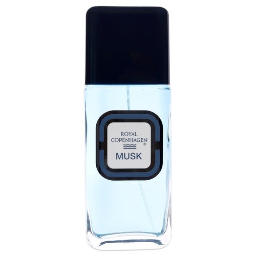 Royal Copenhagen Musk Eau de Cologne Spray for Men - 3.4 Ounce | Invigorating Fragrance