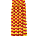 Artificial Marigold Garland 5Ft Red and Yellow Flower Decor Set - Party & Wedding
