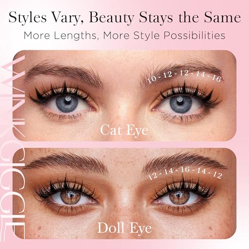 False Eyelash Clusters - Wispy Spiky Natural Volume Lashes 144PCS F03