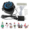 LED Inflatable Air Blower Fan with Light String for Holidays and Parties