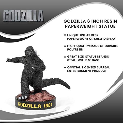 6-Inch Resin Monster Figurine - Collectible Kaiju Desk Decor & Paperweight