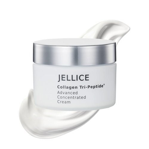 JELLICE Advanced Collagen Face Cream - Anti-Aging Moisturizer with Collagen Tripeptides & Hyaluronic Acid | Hydrating & Firming for All Skin Types
