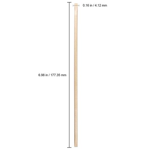 BNP 100 Pcs Cuticle Wood Stick Pusher For Manicure 7" in Length, 1/8" Diameter Use Removal Manicure Care Tool