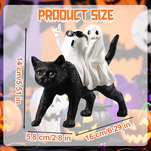 Halloween Ghost Decorations Indoor Rock 'n Roll Ghost Figurine - Spooky Fun