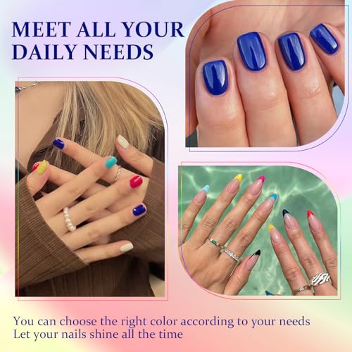 12 Colors Quick Dry Nail Polish Set - Vibrant Summer Nail Art Kit