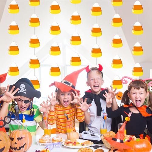 Halloween Candy Corn Banner Decorations Trick or Treat Garlands - Corn Variation