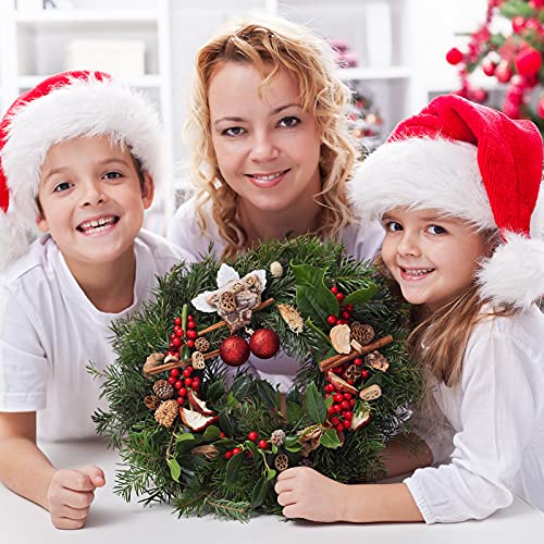 10 Inch Christmas Wire Wreath Frame - Metal Garland Wreath Form for DIY Crafts & Decorations