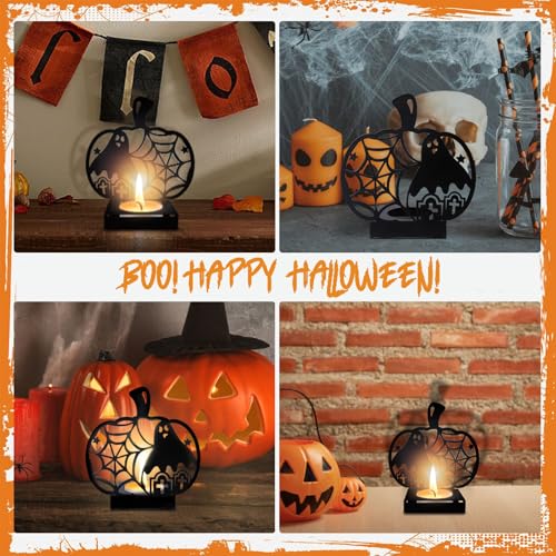 Halloween Shadow Candle Holder Pumpkin Ghost with Shadow Effect - Cs-hw-04