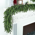 9Ft Artificial Christmas Garland for Staircase & Fireplace - Soft Pine, Realistic & Bendable Holiday Decor
