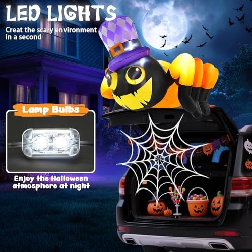 Halloween Inflatable Spider Car Decoration Kit - Spider Variation