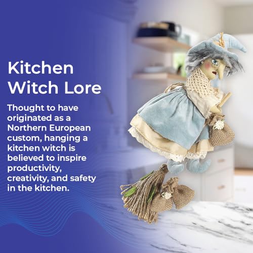 Kitchen Witch Decor - Good Luck Cooking Doll for Kitchen, 13 Inch