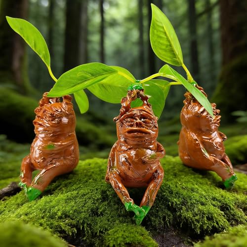 Mandrake Resin Statue Figurine for Garden & Indoor Decor - Mythical Plant Gift